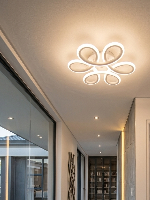 Spiral LED Ceiling Light – Modern Luxury Infinity Loop Ceiling Fixture