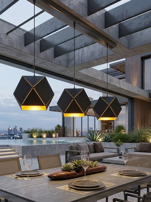 Galaxy chandelier,black gold matte